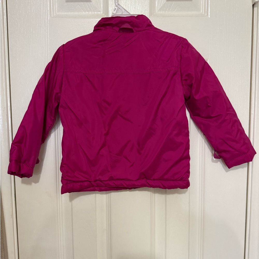 Toddler 3-in-1 Snowplay Jacket - Cat & Jack - Magenta 3T - Picture 8 of 10